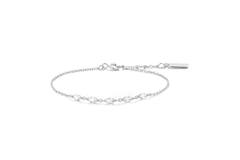  Luna Gaze - Link bracelets - Silver / Rhodium plated - Zirconia - 18,5cm